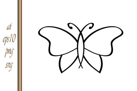 Doodle Butterfly Engraving: A Creative Insect Animal Asset