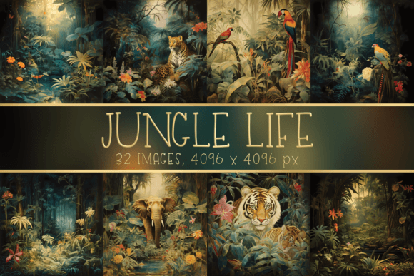 Jungle Life and Wild Animal Images: Your Next Design Asset