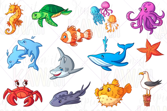 Sea Animal Clip Art: A Deep Dive into Versatile Design Assets