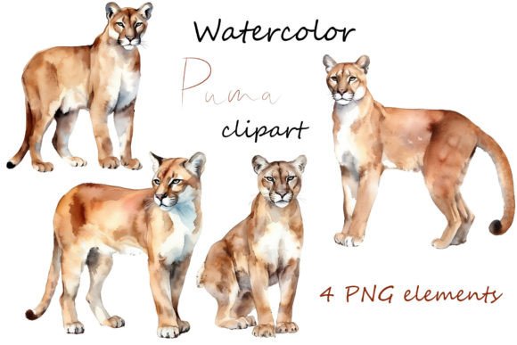 Watercolor Baby Animals & Tropical Wildlife Clipart for DIY