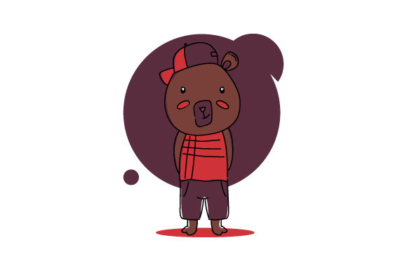Why Cartoon Baby Animal Bear with Uniform Is a Top Choice for Mascot Design