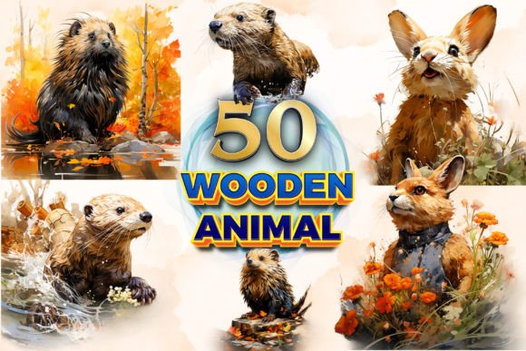 Wooden Animal Clipart: A Designer's Guide to Rustic Digital Assets